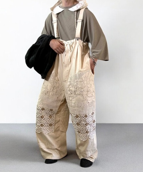 masterkey（マスターキー）の「mp14332-GDC-VINTAGE-PT サロペットパンツ(MK26S-P-10)（サロペット/オーバーオール・メンズ・ベージュ系その他・FREE）」の4枚目の写真