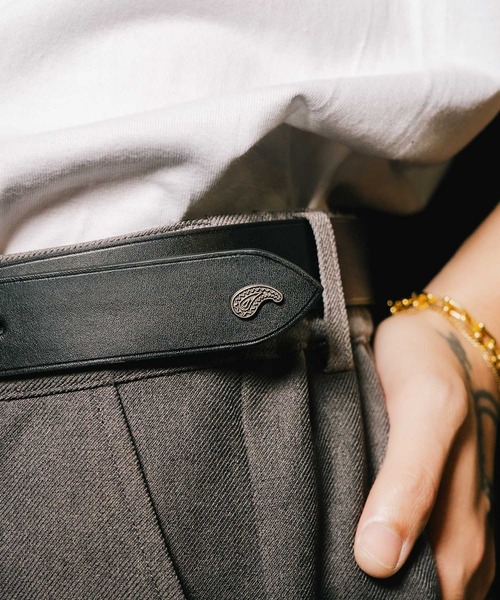 Subciety(サブサエティ)の「Western buckle belt(ベルト・メンズ・アンティークシルバー/アンティークゴールド・FREE)」の8枚目の写真