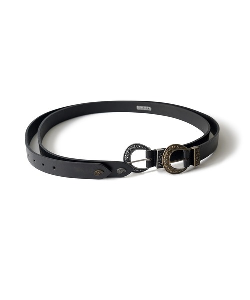 Subciety(サブサエティ)の「Western buckle belt(ベルト・メンズ・アンティークシルバー/アンティークゴールド・FREE)」の6枚目の写真