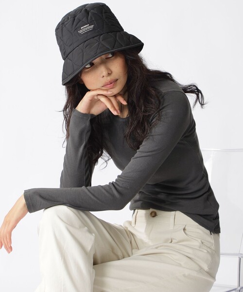 ECOALF（エコアルフ）の「SINES リブ ロンT / SINES LONG SLEEVE T-SHIRTS（Tシャツ/カットソー・レディース・イエロー系その他6/チャコールグレー・M/S）」の6枚目の写真