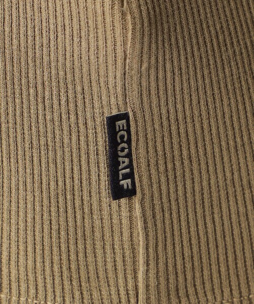 ECOALF（エコアルフ）の「SINES リブ ロンT / SINES LONG SLEEVE T-SHIRTS（Tシャツ/カットソー・レディース・イエロー系その他6/チャコールグレー・M/S）」の14枚目の写真