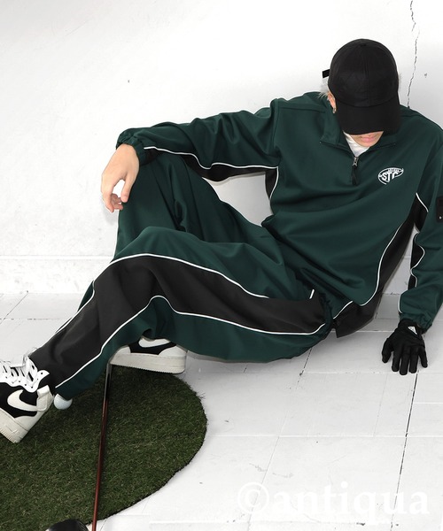 antiqua(アンティカ)の「【STCH】配色パンツ(その他パンツ・レディース・グリーン/ブラック・LXL/ML)」の13枚目の写真
