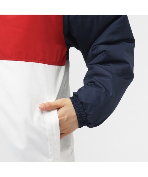 FILA(フィラ)の「【別注】フィラ FILA レディース中綿ウィンドジャケット 限定コラボ(ダウンジャケット/コート・レディース・ネイビー/スモークピンク/ブラック・S/M/L/XL)」の4枚目の写真