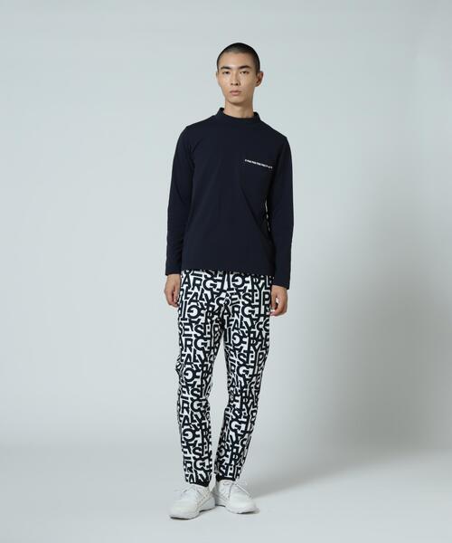 PEARLY GATES（パーリーゲイツ）の「【PGG】【直営店舗&公式オンライン限定】超KARUISHI長袖ハイネックカットソー (MENS)（Tシャツ/カットソー・メンズ・ホワイト/ネイビー・MEDIUM/LARGE/X-LARGE）」の9枚目の写真
