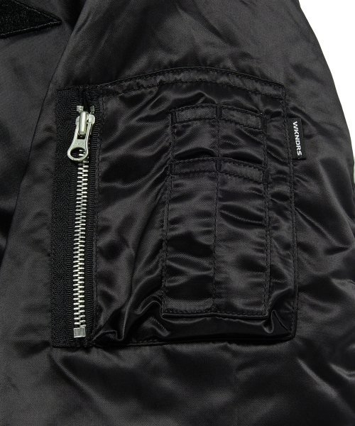 WKNDRS(ウィーキャンドース)の「W FLIGHT JK (BLACK)(ブルゾン・レディース・その他・LARGE/X-LARGE/MEDIUM)」の7枚目の写真
