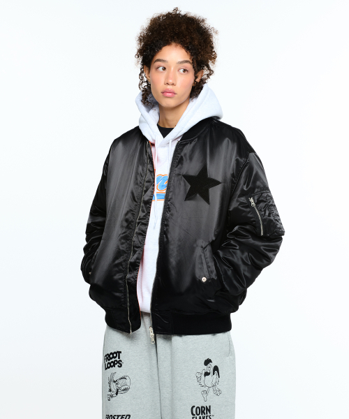 WKNDRS(ウィーキャンドース)の「W FLIGHT JK (BLACK)(ブルゾン・レディース・その他・LARGE/X-LARGE/MEDIUM)」の10枚目の写真