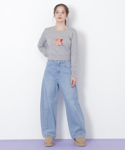 JILL by JILL STUART（ジルバイジルスチュアート）の「◇ビジュートッピングデニムパンツ（デニムパンツ・レディース・ブルー/ブラック・SMALL/MEDIUM）」の16枚目の写真