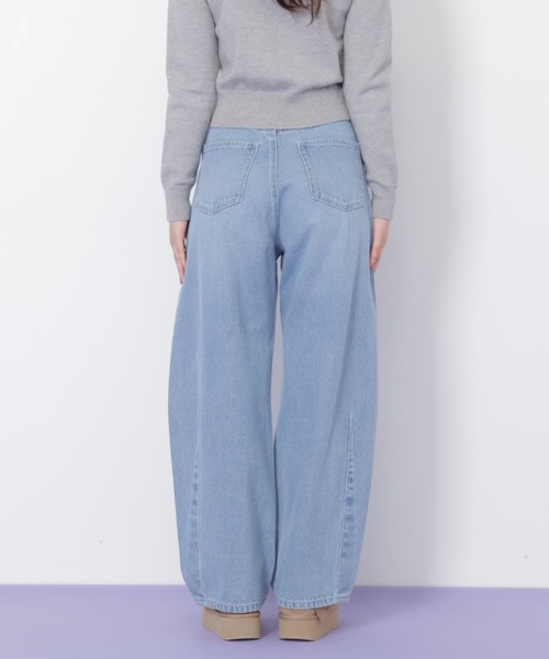 JILL by JILL STUART（ジルバイジルスチュアート）の「◇ビジュートッピングデニムパンツ（デニムパンツ・レディース・ブルー/ブラック・SMALL/MEDIUM）」の20枚目の写真