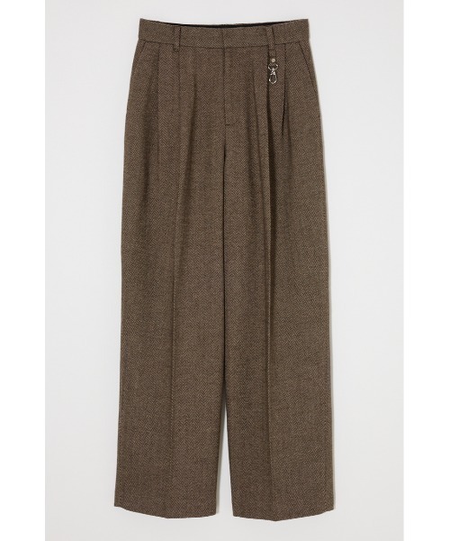 MOUSSY（マウジー）の「LOOSE TAPERED トラウザー（スラックス・レディース・ブラウン/チャコールグレー・1/2）」の8枚目の写真