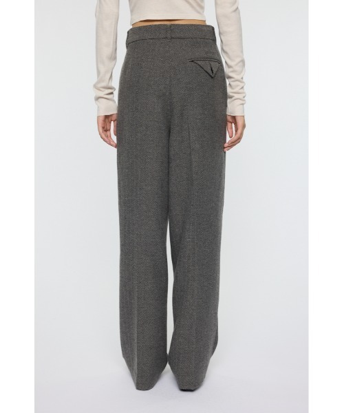 MOUSSY（マウジー）の「LOOSE TAPERED トラウザー（スラックス・レディース・ブラウン/チャコールグレー・1/2）」の14枚目の写真