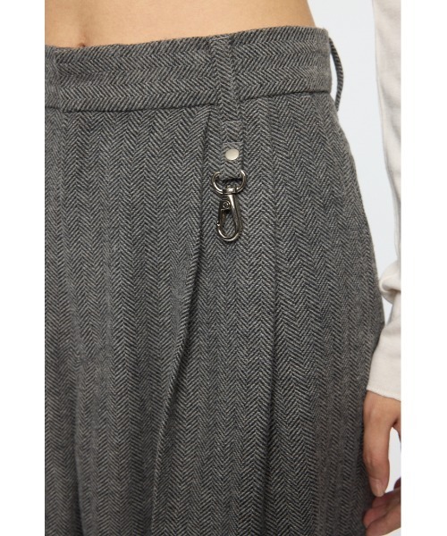 MOUSSY（マウジー）の「LOOSE TAPERED トラウザー（スラックス・レディース・ブラウン/チャコールグレー・1/2）」の17枚目の写真