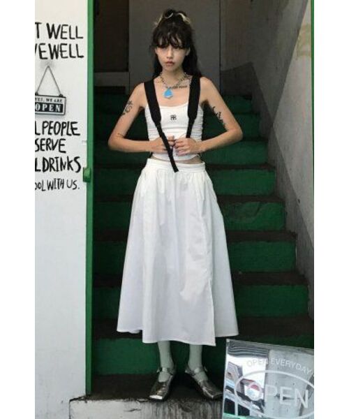 ROCKCAKE(ロックケーキ)の「Square Logo String Sleeveless - White(Tシャツ/カットソー・レディース・その他・SMALL)」の6枚目の写真