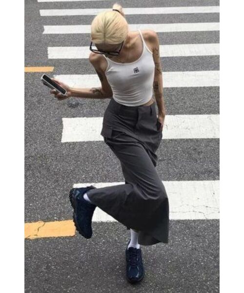 ROCKCAKE(ロックケーキ)の「Square Logo String Sleeveless - White(Tシャツ/カットソー・レディース・その他・SMALL)」の8枚目の写真
