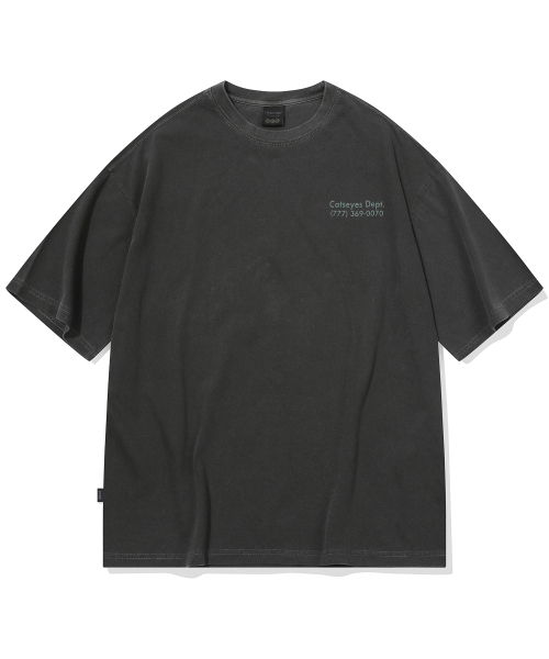 CPGN STUDIO(コンパーニョ)の「キャッツアイピグメント半袖Tシャツスモークブラック(Tシャツ/カットソー・レディース・その他・LARGE/MEDIUM)」の2枚目の写真