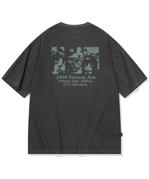 CPGN STUDIO(コンパーニョ)の「キャッツアイピグメント半袖Tシャツスモークブラック(Tシャツ/カットソー・レディース・その他・LARGE/MEDIUM)」の3枚目の写真