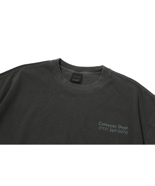 CPGN STUDIO(コンパーニョ)の「キャッツアイピグメント半袖Tシャツスモークブラック(Tシャツ/カットソー・レディース・その他・LARGE/MEDIUM)」の4枚目の写真