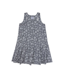 FOLI（ポリー）の「(レディース) ロマンティックギンガムホームスリップドレスブラック（ワンピース）」