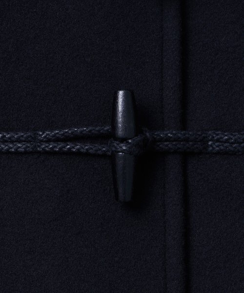 セール】ウィメンズウールブレンドダッフルショートコート[ネイビー