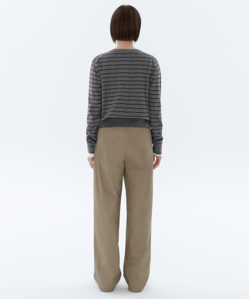 MUSINSA STANDARD WOMAN（ムシンサスタンダードウーマン）の「レディースワイドCcinoパンツ[ベージュ]（その他パンツ・レディース・その他・30/24/25/26/27/28/29）」の3枚目の写真