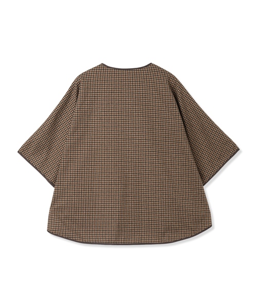 セール】【クラシカルスタイルが叶う】ポンチョジャケット【ポケット