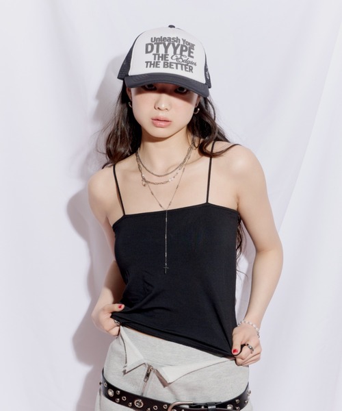 DTYYPE(ドタイプ)の「パフプリントメッシュキャップ(キャップ・レディース・ブラック/レッド/ブラウン・FREE)」の16枚目の写真