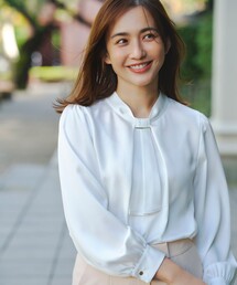 ANY SIS（エニィスィス）の「【4WAY】長袖 ボウブラウス（シャツ/ブラウス）」