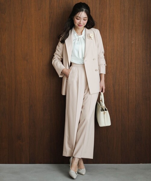 ANY SIS（エニィスィス）の「【4WAY】長袖 ボウブラウス（シャツ/ブラウス・レディース・ホワイト系/スカイブルー系・MEDIUM）」の6枚目の写真