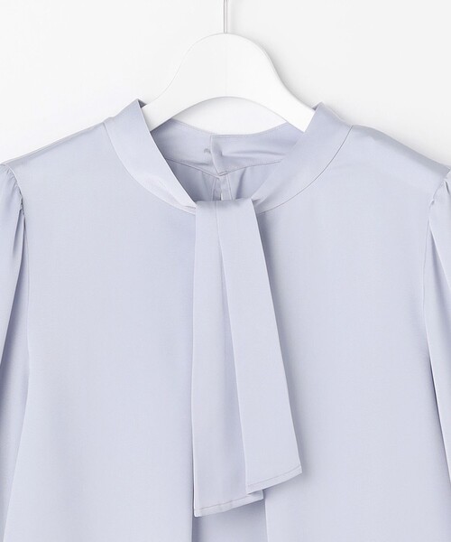 ANY SIS（エニィスィス）の「【4WAY】長袖 ボウブラウス（シャツ/ブラウス・レディース・ホワイト系/スカイブルー系・MEDIUM）」の19枚目の写真