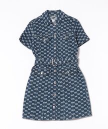 MICHAEL KORS | ビスコース ブレンド ミニ ドレス(シャツワンピース)