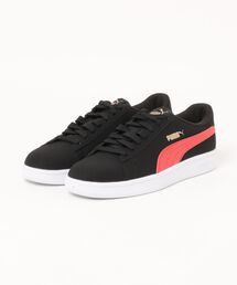 PUMA(�v�[�})��PUMA �v�[�} SMASH V2 SS WIDE �X�}�b�V�� V2 SS ���C�h 402230 ABC-MART���� *07BK/F.RED(�X�j�[�J�[)