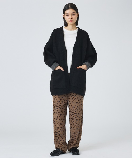 NOMINE(ノミネ)の「【NOMINE】袖ボリュームニットコート(その他アウター・レディース・マスタード/モカ・フリー)」の3枚目の写真