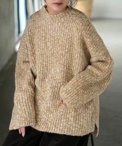 Tucked Pattern Knit（ニット/セーター）｜anuke（アンヌーク）の