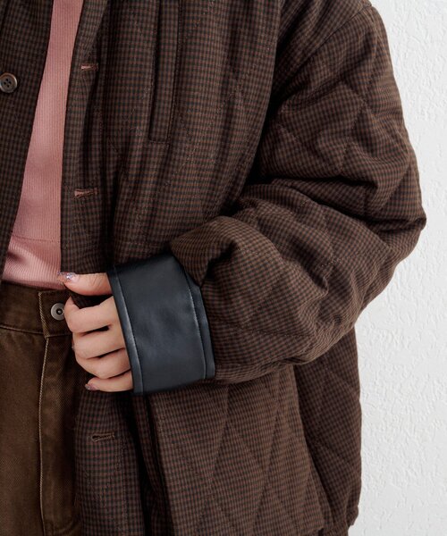 Kastane（カスタネ）の「【一部店舗限定】B キルティングジャケット（その他アウター・レディース・ブルー/ブラウン・FREE）」の20枚目の写真