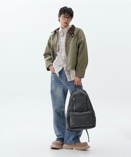 VERYVAIN(ベリベーン)の「HALF BANDING WIDE DENIM (LIGHT BLUE)(デニムパンツ・メンズ・その他・LARGE/MEDIUM/SMALL)」の4枚目の写真