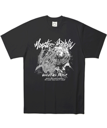 MONSTER REPUBLIC（モンスターリパブリック）の「ビットコインバイブアッシュグレーTシャツブラック（Tシャツ/カットソー）」