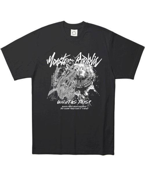 MONSTER REPUBLIC(モンスターリパブリック)の「ビットコインバイブアッシュグレーTシャツブラック(Tシャツ/カットソー・レディース・その他・LARGE/MEDIUM/SMALL/X-LARGE)」の2枚目の写真