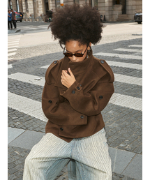 STEEPC（スティップ）の「サヴィル*100% ウールダブルコート（チェスターコート）」