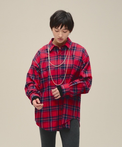 eL】Check Large Shirt/613132（シャツ/ブラウス）｜eL（エル）の