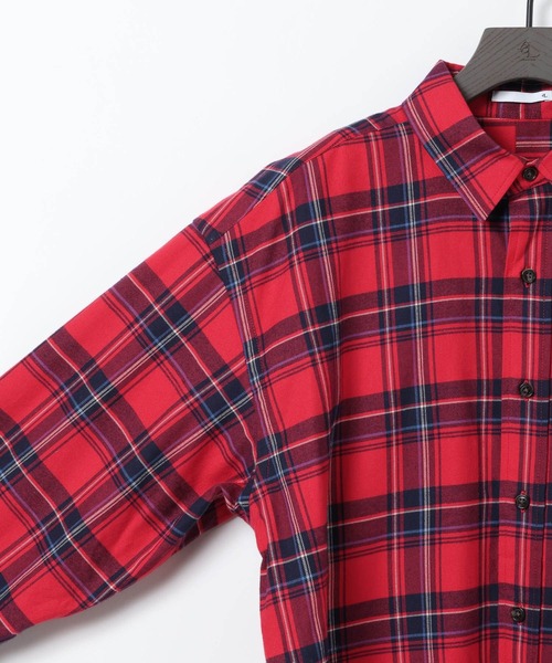eL（エル）の「【eL】Check Large Shirt/613132（シャツ/ブラウス・レディース・グリーン系その他/レッド系その他・FREE）」の18枚目の写真