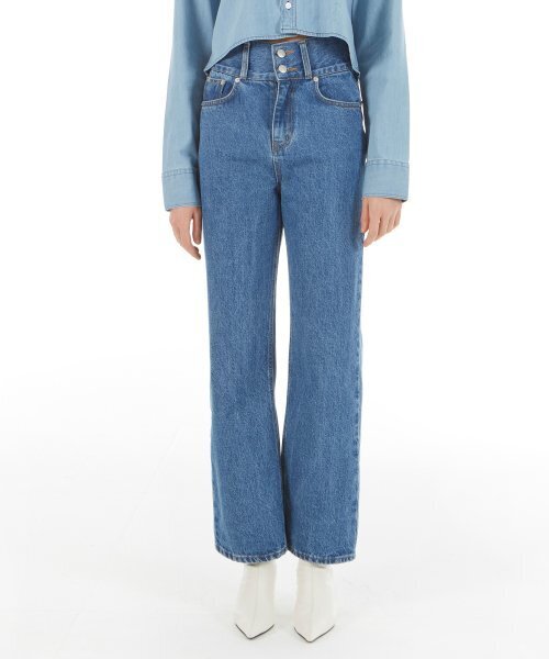 UNKNOWN PLANET(アンノウンプラネット)の「セミワイドストレートフィットデニム(デニムパンツ・レディース・その他・SMALL/MEDIUM)」の2枚目の写真