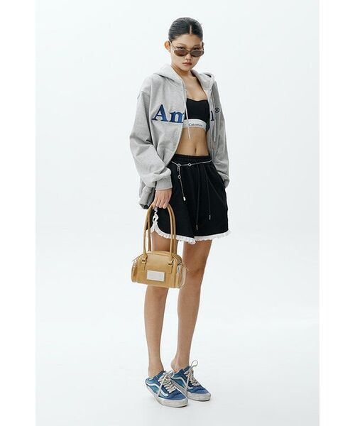 AMESWORLDWIDE(アメスワールドワイド)の「BASIC LOGO HOODIE ZIP UP GREY(パーカー・レディース・その他・LARGE/MEDIUM/SMALL)」の20枚目の写真