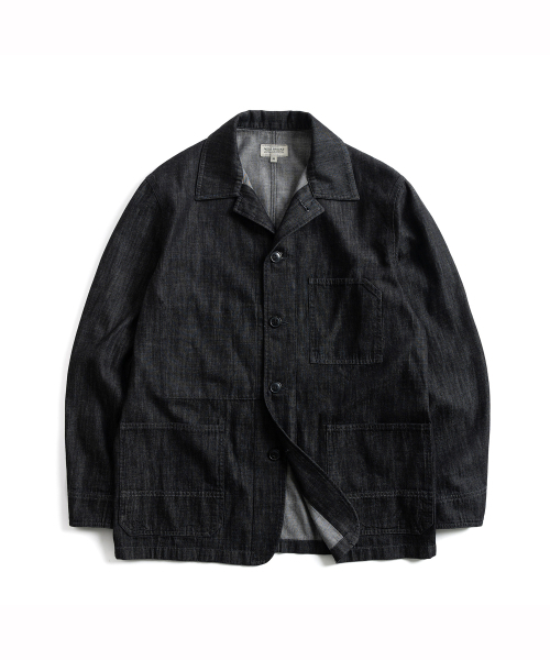WILD BRICKS(ワイルドブリックス)の「W23 デニム チョア ジャケット(ブラック)(その他アウター・メンズ・その他・MEDIUM/LARGE/X-LARGE)」の1枚目の写真