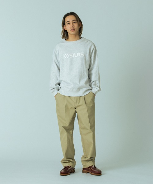 SILAS(サイラス)の「LOGO SWEATSHIRT(スウェット・メンズ・アッシュ/ブラック/ブラウン/グリーン・M/L/XL)」の11枚目の写真
