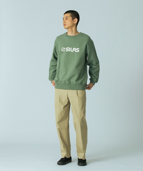 SILAS(サイラス)の「LOGO SWEATSHIRT(スウェット・メンズ・アッシュ/ブラック/ブラウン/グリーン・M/L/XL)」の18枚目の写真
