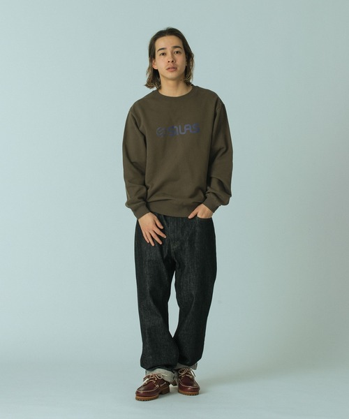 SILAS(サイラス)の「LOGO SWEATSHIRT(スウェット・メンズ・アッシュ/ブラック/ブラウン/グリーン・M/L/XL)」の17枚目の写真