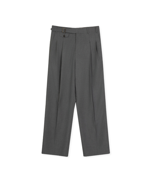 SYNQIA(シンキア)の「ウールブレンドバックルディテールトラウザー スティールグレー(スラックス・メンズ・その他・LARGE/SMALL/MEDIUM)」の8枚目の写真
