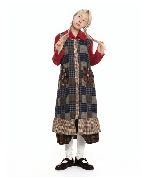 youthbath(ユースバース)の「Sleeveless Pocket Frill Dress_check(ワンピース・レディース・その他・SMALL/MEDIUM)」の5枚目の写真