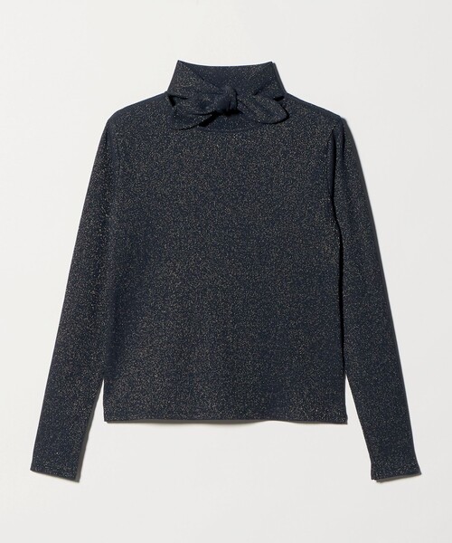 Steven Alan＞ラメ タイモチーフ プルオーバー（Tシャツ/カットソー