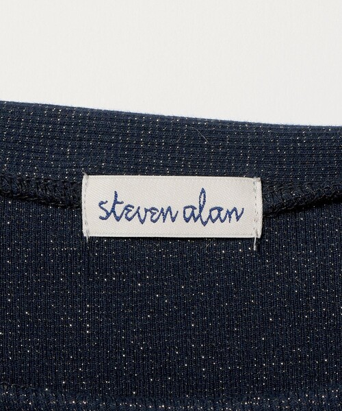 Steven Alan(スティーブンアラン)の「<Steven Alan>ラメ タイモチーフ プルオーバー(Tシャツ/カットソー・レディース・ネイビー/オフホワイト・FREE)」の17枚目の写真