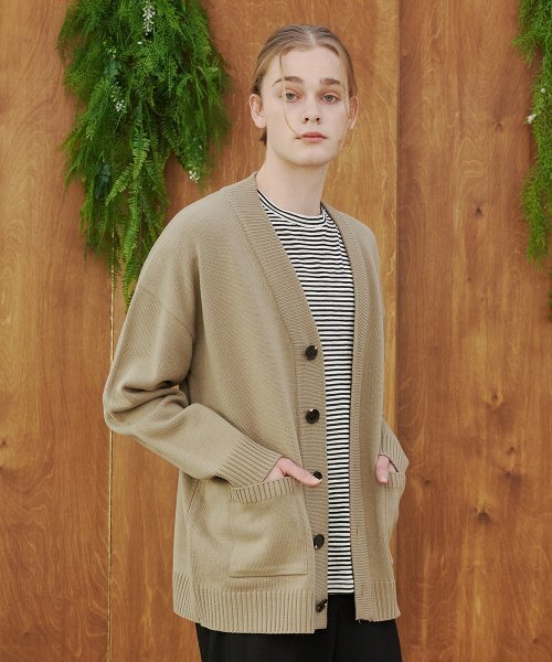 BLOND9(ブロンドナイン)の「ベーシックニットカーディガン_モカ(カーディガン/ボレロ・レディース・その他・LARGE/MEDIUM/XX-LARGE)」の7枚目の写真